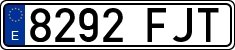 License plates of Spain, Ordinary (2000)