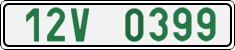 License plate of the Czech Republic, Oldtimers (2001)