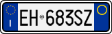 License plate of Italy, Cars (1994 year series)