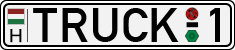 license plates of Hungary, Vanity Plates (1990)