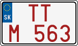 License plate of Slovakia, Dealer