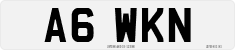 License plate of the United Kingdom, 1983 year system