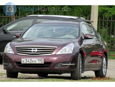 к343кк190, Nissan Teana