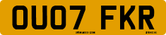 License plate of the United Kingdom, 2001 year system