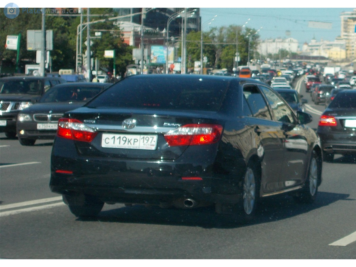 с 119 кр 197, Toyota Camry 7th gen (XV50; Global-market), 2011–2014
