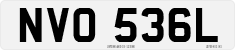 License plate of the United Kingdom, 1963 year system
