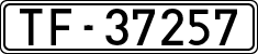 License plates of Spain, 1900 year series