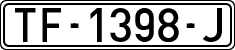 License plates of Spain, 1971 year series