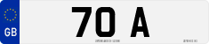 License plate of the United Kingdom, 1932 year system