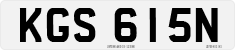 License plate of the United Kingdom, 1963 year system