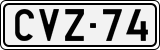 License plate of Finland, Cars