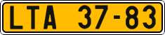 License plate of the Czech Republic, Commercial vehicles (1960)