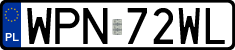 License plates of Poland, Regular car plates