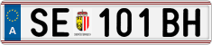 License plate of Austria, Regular plates