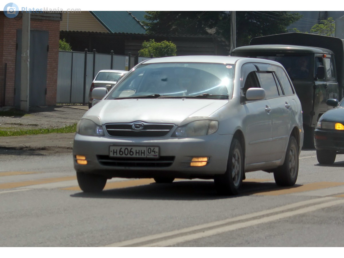 н 606 нн 04, Toyota Corolla Fielder 