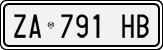 License plate of Italy, Cars (1994 year series)