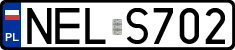 License plates of Poland, Regular car plates