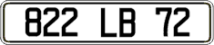 French license plate, FNI