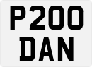 License plate of the United Kingdom, 1983 year system