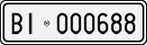 License plate of Italy, Cars (1927 year series)
