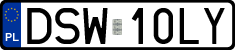 License plates of Poland, Regular car plates
