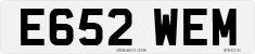 License plate of the United Kingdom, 1983 year system