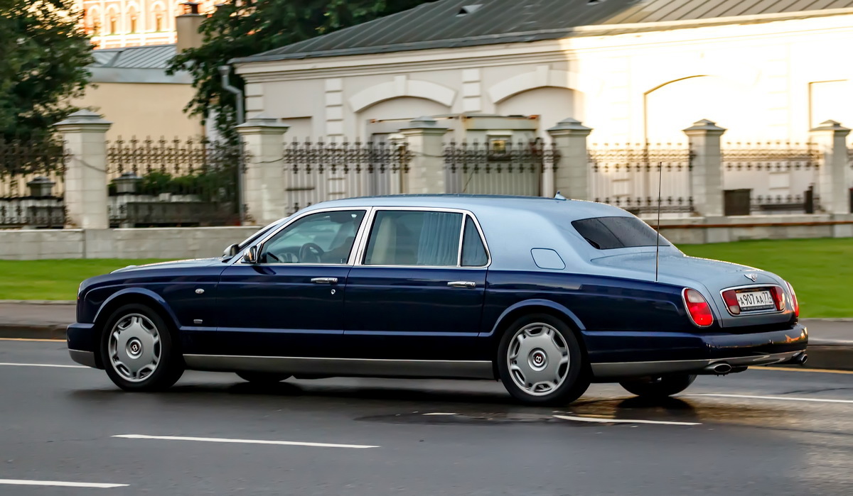а 907 аа 77, Bentley Arnage 1st gen, facelift, 2005–2010