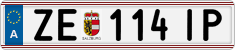 License plate of Austria, Regular plates
