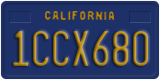 California, Passenger Car (1ABC234)