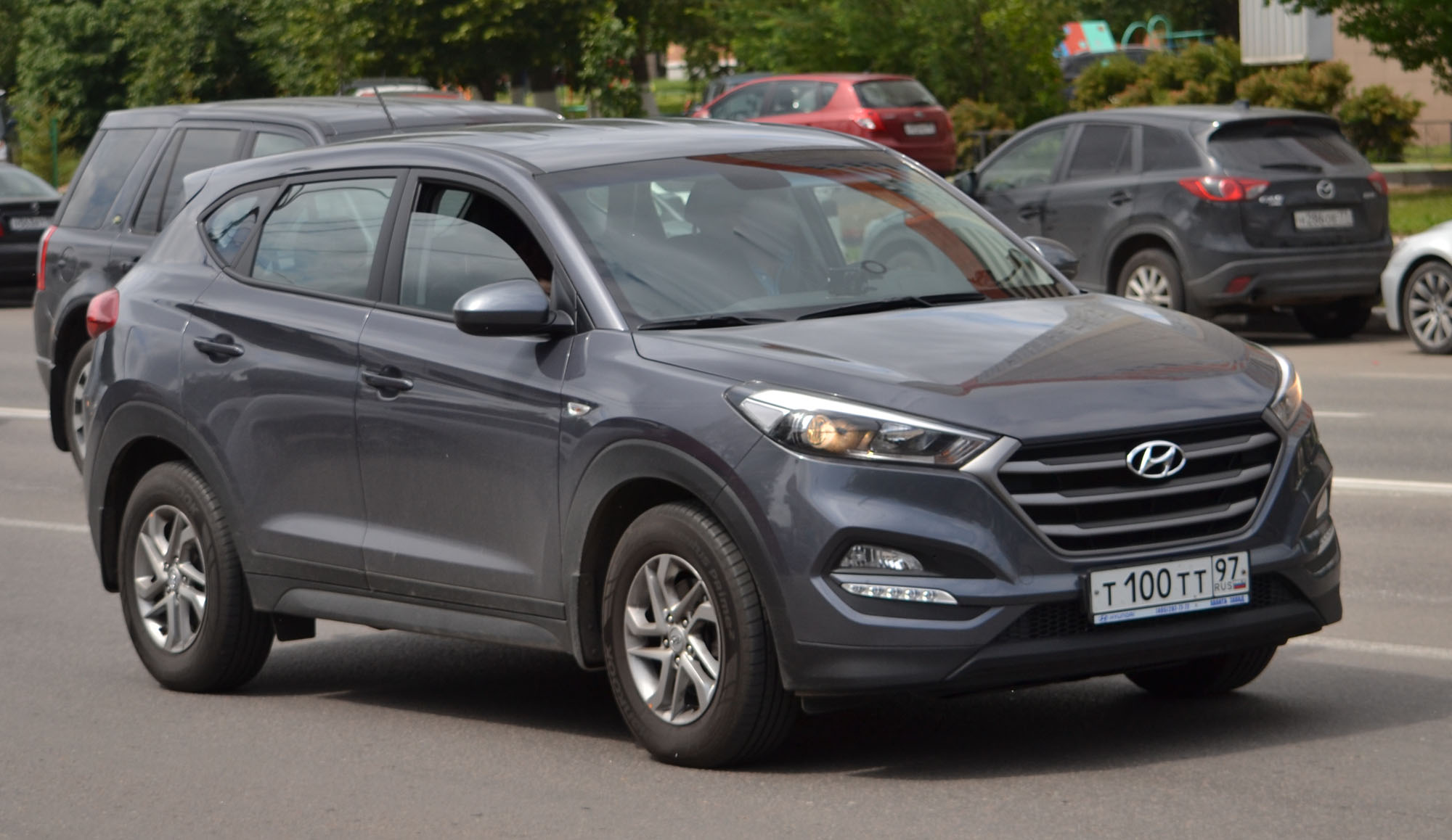 т 100 тт 97, Hyundai Tucson 3rd gen (TL), 2015–2018 (–2023 for LATAM-market)