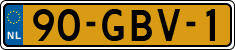 License plate of the Netherlands, Cars