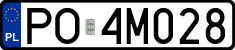 License plates of Poland, Regular car plates