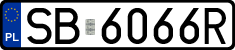 License plates of Poland, Regular car plates