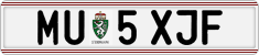 License plate of Austria, Regular plates
