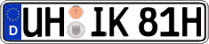 German license plate, Plates for oldtimers (type 