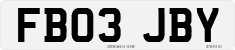 License plate of the United Kingdom, 2001 year system