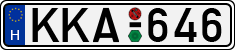 license plates of Hungary, Cars (1990)