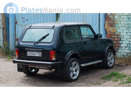 к444кк102, Lada (VAZ) 2121 Нива