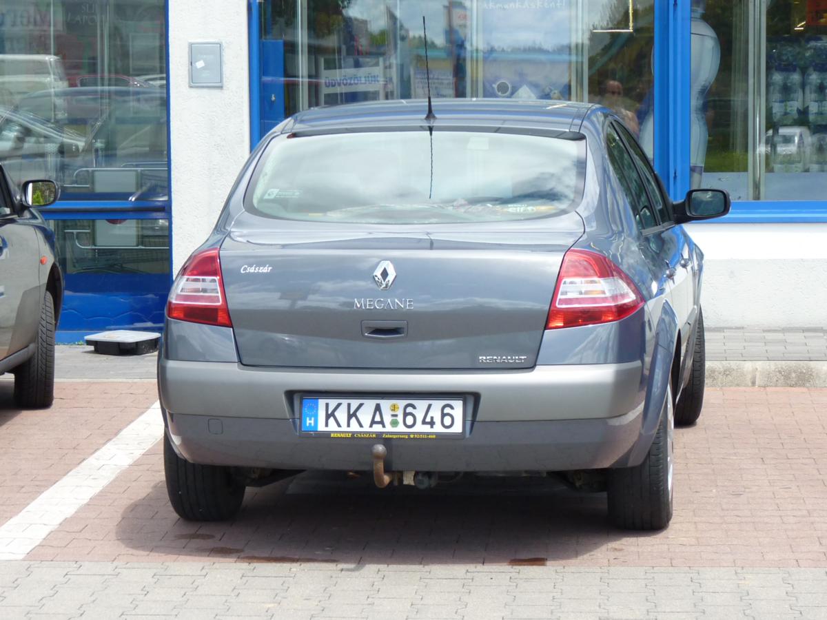 KKA-646, Renault Mégane 2nd gen Sedan (L84), 2002–2009