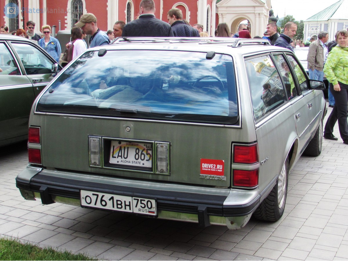 о 761 вн 750, Buick Century 5th gen Station Wagon (35; A-body), facelift, 1988–1996