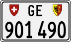 License plate of Switzerland, Cars