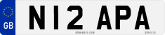 License plate of the United Kingdom, 1983 year system