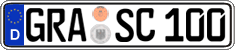 German license plate, Regular plates