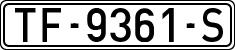 License plates of Spain, 1971 year series
