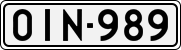 License plate of Finland, Cars