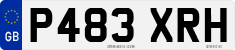 License plate of the United Kingdom, 1983 year system