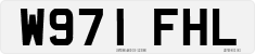 License plate of the United Kingdom, 1983 year system