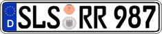 German license plate, Regular plates