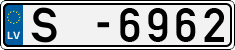 License plate of Latvia, Trailers