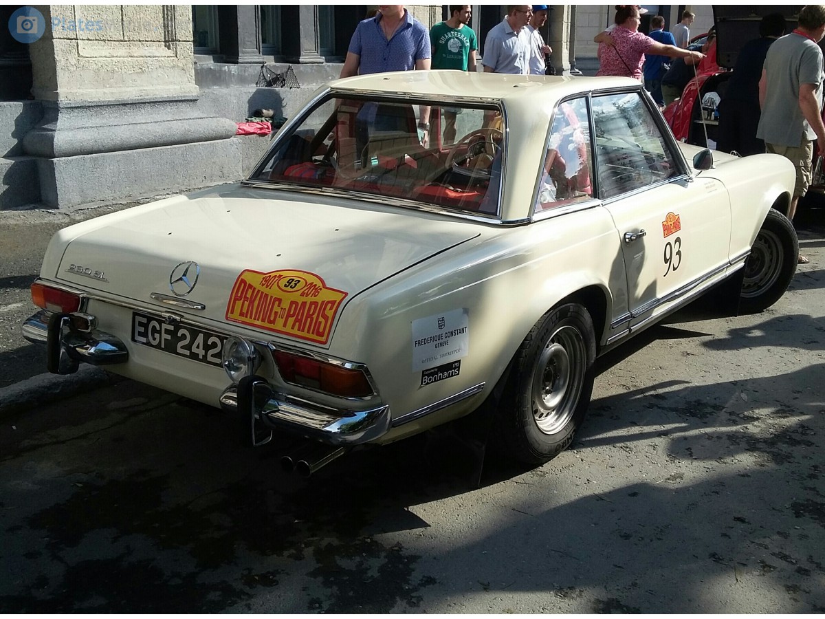 EGF242B, Mercedes-Benz SL-Klasse 2nd gen 230­–280 SL (W113), 1963–1971